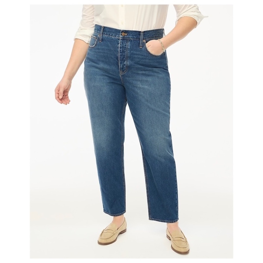 J.Crew Driggs Premium Mid Rise Straight Leg Jeans Pants‎ Casual, Size W33 L30